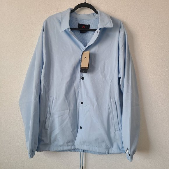 Nike Jordan Essential Statement Coaches Jacket DV7616-411 Size M Blue